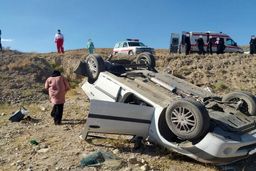 رانندگی مرگبار  پسر 16 ساله در جاده باغملک