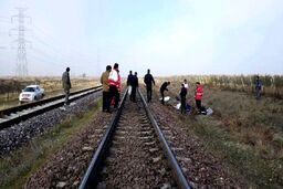 برخورد با قطار جان زن ازنایی را گرفت