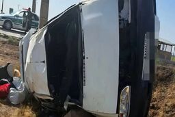 مرگ تلخ راننده زن با چپ کردن پراید 