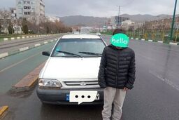 توقیف یک خودرو با رانندگی کودک ۱۰ ساله