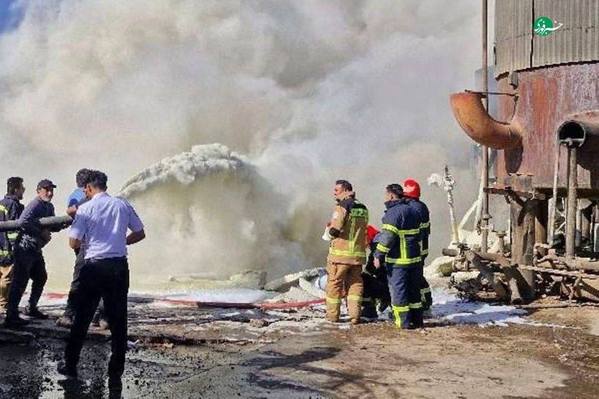 جزئیات آتش‌سوزی در شرکت پالایش نفت پارسیان ایوانکی