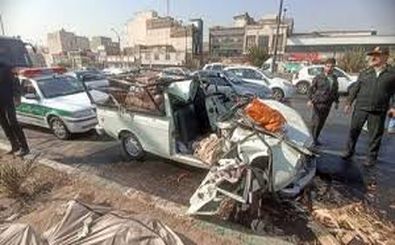 مرگ دلخراش پدر، مادر و کودک 2 ساله در تصادف صبح گاهی امروز تهران