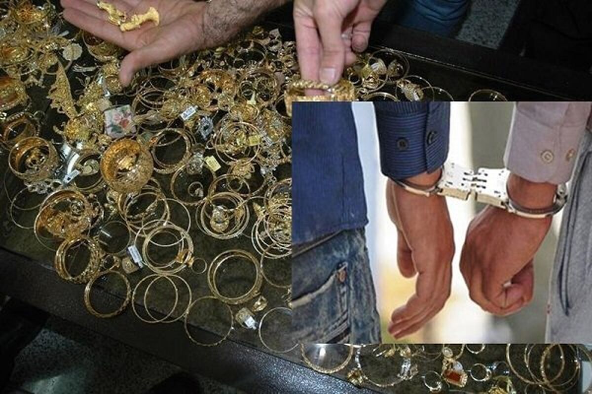 انهدام دو باند سرقت طلا در فارس 
