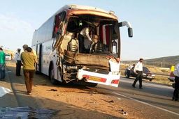 آتش سوزی مرگبار اتوبوس مسافربری در گردنه اسدآباد