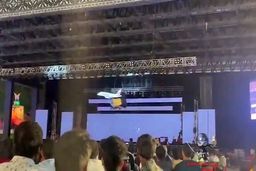 مدیر هندی قبل از آخرین نطقش در مقابل کارمندان خود جان داد/ ویدئو