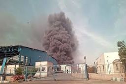 آتش‌سوزی دوباره در بندر شهید رجایی/ ویدئو