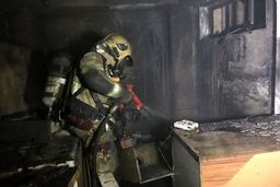 مهار آتش‌سوزی بخش سی‌تی‌اسکن بیمارستان امام خمینی(ره) ایلام/ ویدئو