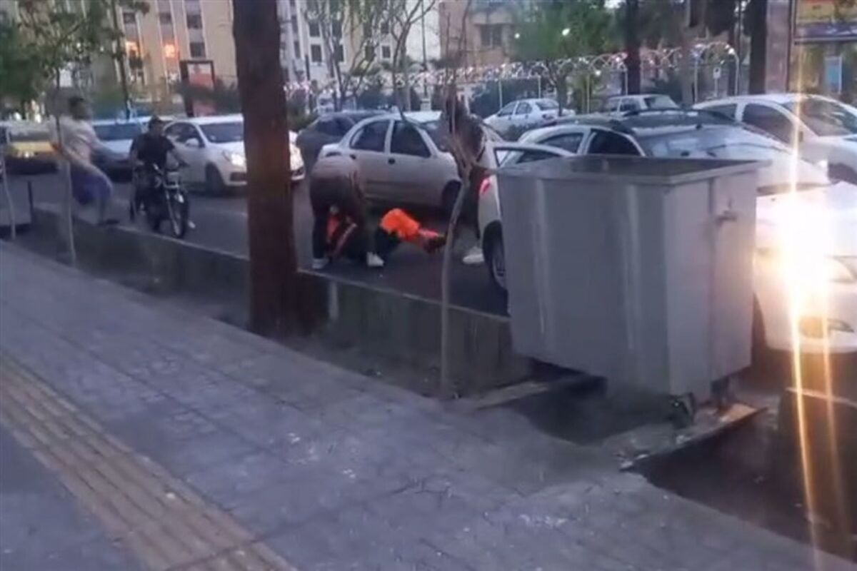 ضرب و شتم یک پاکبان در سمنان/ ضارب دستگیر شد/ ویدئو
