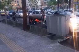 ضرب و شتم یک پاکبان در سمنان/ ضارب دستگیر شد/ ویدئو