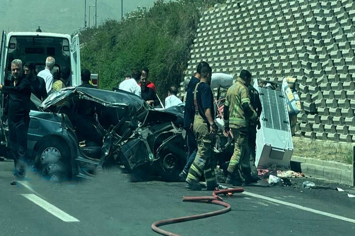 مرگ تلخ 3 دانشجوی دختر در تصادف با اتوبوس