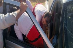 برخورد مرگبار دو پژو 405 در جاده میاندوآب​