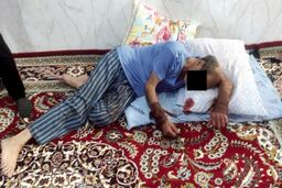 مردی همسر بزرگ تر از خودش را خفه کرد