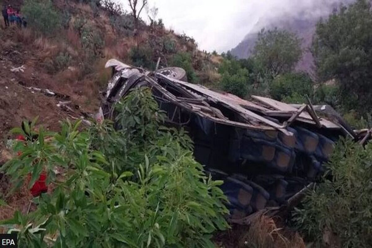 سانحه رانندگی درجاده کوهستانی 24 کشته داد 