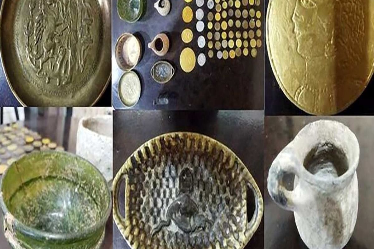 کشف گنج و عتیقه های تاریخی در فرودگاه امام خمینی (ره)