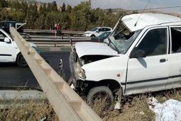 مرگ دردناک مرد23 ساله پس از برخورد با تیر چراغ برق