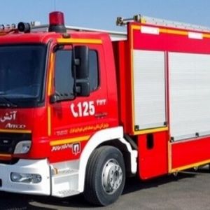 مهار آتش در کارخانه موتورسیکلت شهرضا