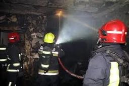 حریق انبار کاغذ در خیابان ظهیرالاسلام تهران