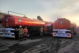 آتش سوزی انبار یک هزار متری در جنوب تهران/ ویدئو