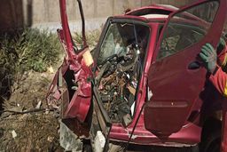  سانحه رانندگی 2 قربانی در جاده خاوران گرفت