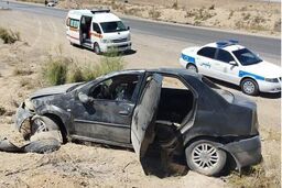 واژگونی مرگبار خودرو در این محور/ آمار جان‌باختگان و مصدومان