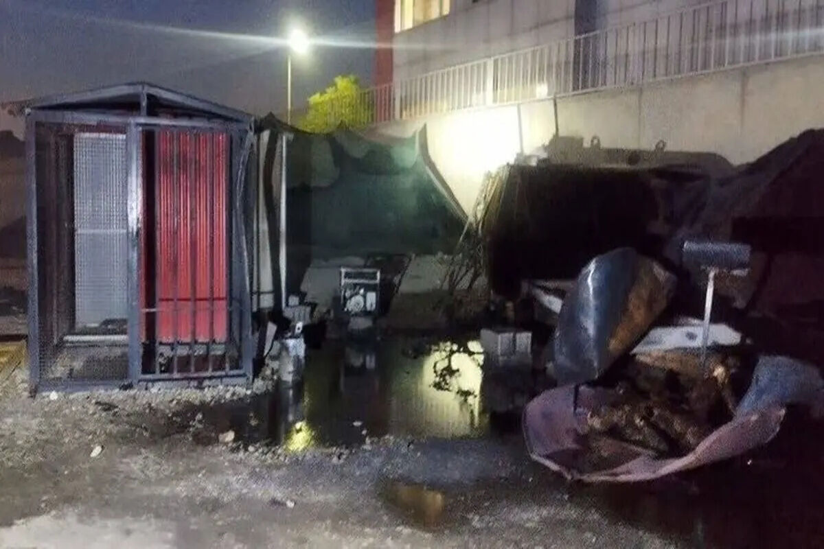 انفجار در یک کارگاه در بزرگراه آزادگان؛ یک کارگر جان باخت 