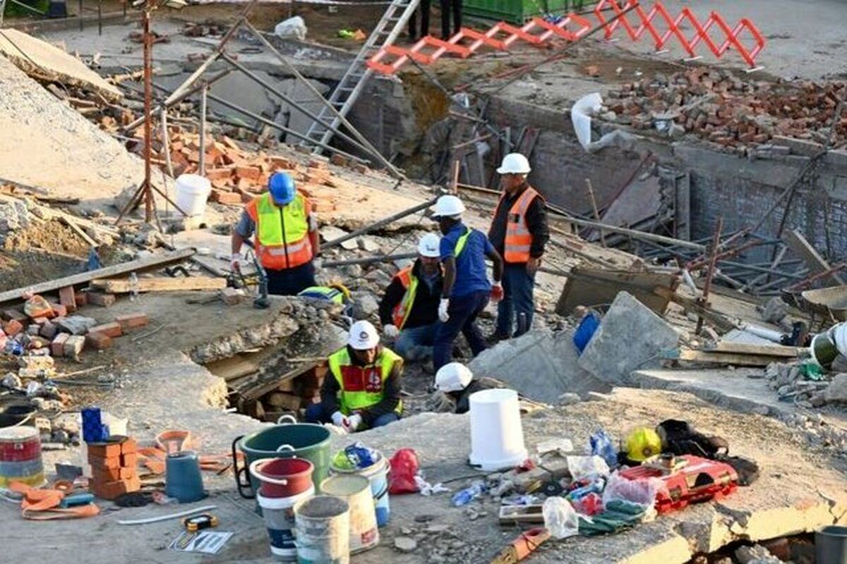 ریزش ساختمان در آفریقای جنوبی؛ مرگ ۶ کارگر و تلاش برای یافتن مفقودی ها