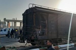 قطار از ریل خارج شده در ایستگاه پیشوا به ریل بازگشت/ حادثه تلفات جانی نداشت