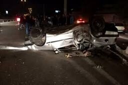 مرگ هولناک ۸ نفر در ماجرای سقوط پژو از پل هوایی در زاهدان 