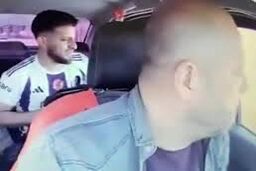  لحظه خلع سلاح خلافکار فراری توسط راننده تاکسی/ ویدئو