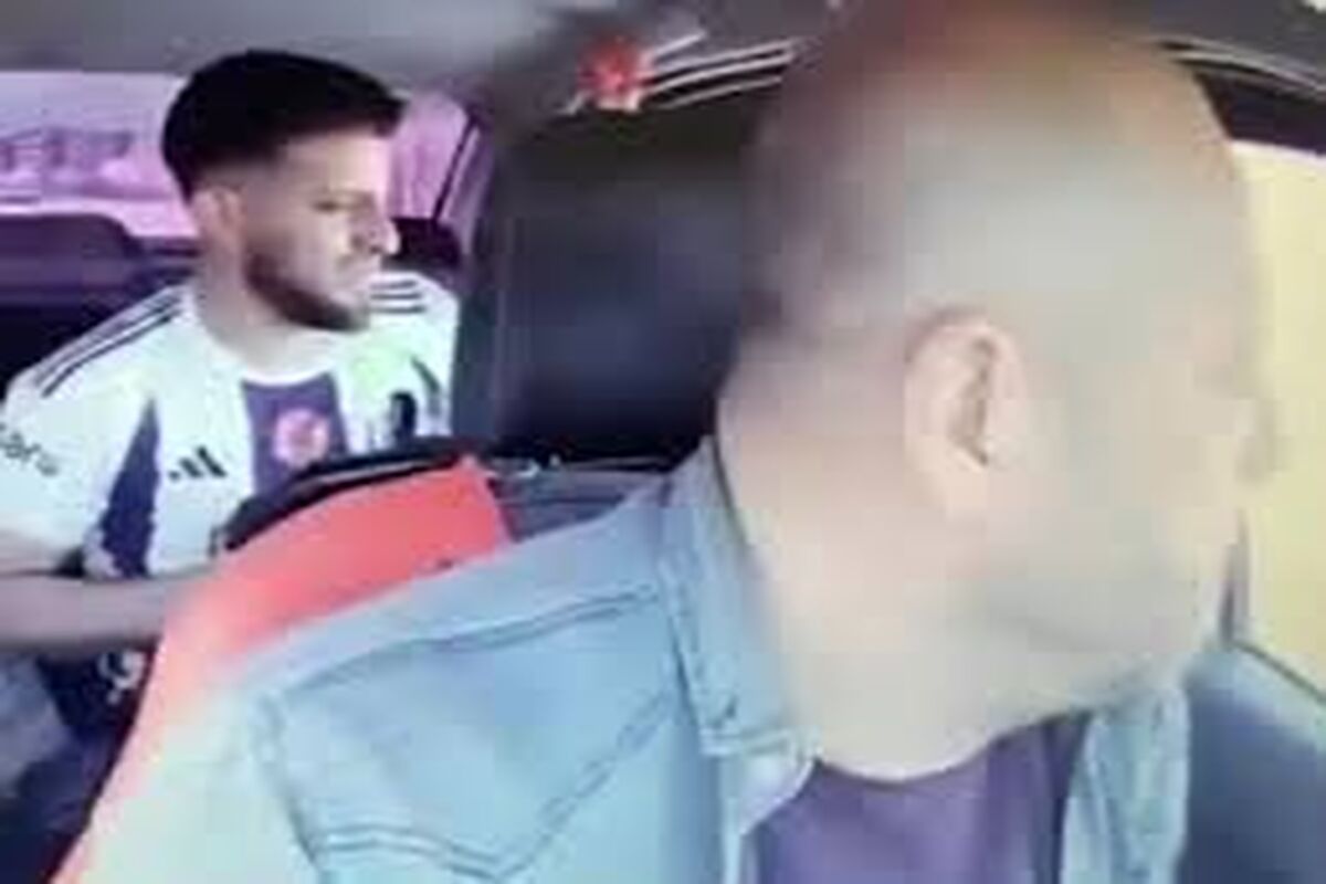  لحظه خلع سلاح خلافکار فراری توسط راننده تاکسی/ ویدئو