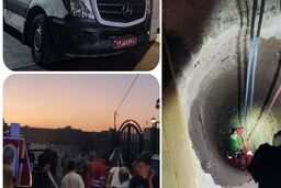 نجات پسر بچه گرفتار چاه در البرز