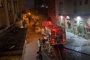 جزئیات آتش سوزی گسترده یک ساختمان اقامتی در خیابان سعدی 