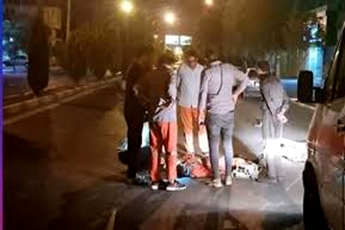 مرگ یک کارگر رفتگر در تهران بر اثر حادثه تصادف 