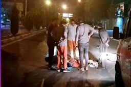 مرگ یک کارگر رفتگر در تهران بر اثر حادثه تصادف 
