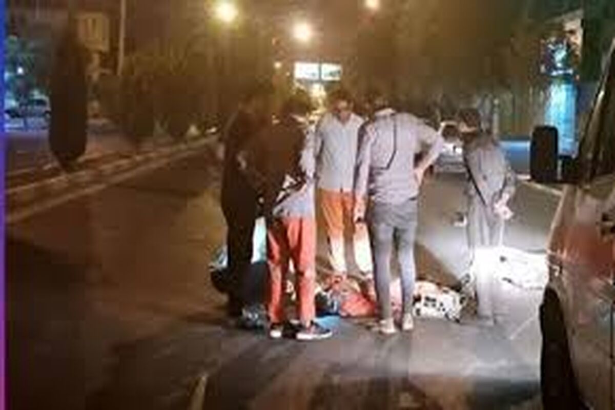 مرگ یک کارگر رفتگر در تهران بر اثر حادثه تصادف 