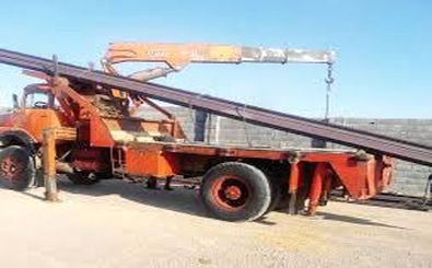 ماجرای سرقت ۳۹ شاخه تیرآهن با جرثقیل