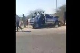 تصادف رخ‌به‌رخ در سه‌راهی حادثه خیز نقاشه قشم چند مصدوم برجا گذاشت/ ویدئو 