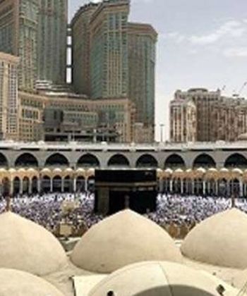 پریدن از طبقه بالای مسجدالحرام/ ویدئو+18