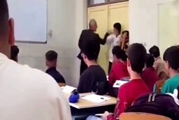 ضرب‌وشتم ۳ دانش‌آموز توسط معلم کرمانشاهی/ ویدئو