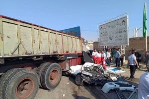 تصادف مرگبار در فسا؛ پنج تن از کارکنان دانشگاه علوم پزشکی جان باختند