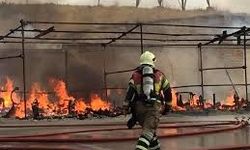 آتش سوزی در واحد الفین پتروشیمی بندر امام