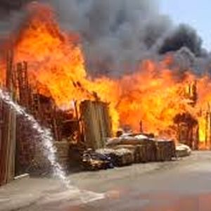 وقوع آتش‌سوزی بزرگ در قندهار/ ویدئو