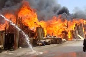 وقوع آتش‌سوزی بزرگ در قندهار/ ویدئو