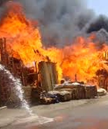 وقوع آتش‌سوزی بزرگ در قندهار/ ویدئو