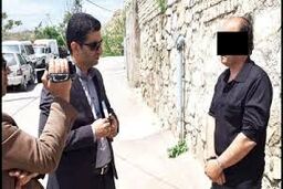 عکس لحظه بیرون کشیدن جسد از گودالی در باغ/ خالکوبی اسم محبوبه روی گردن قاتل شوهر این زن مشهدی