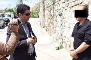 عکس لحظه بیرون کشیدن جسد از گودالی در باغ/ خالکوبی اسم محبوبه روی گردن قاتل شوهر این زن مشهدی