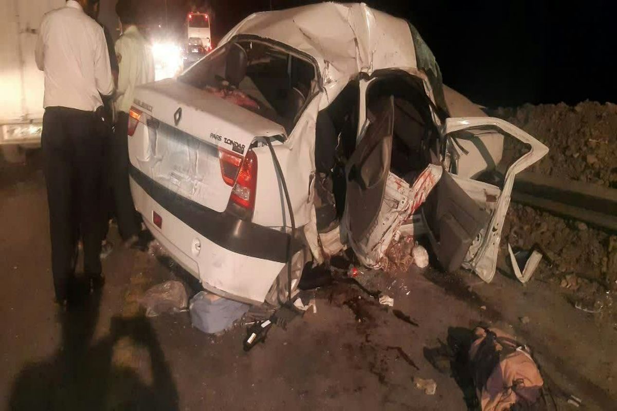 حادثه رانندگی  مرگبار در خمین 