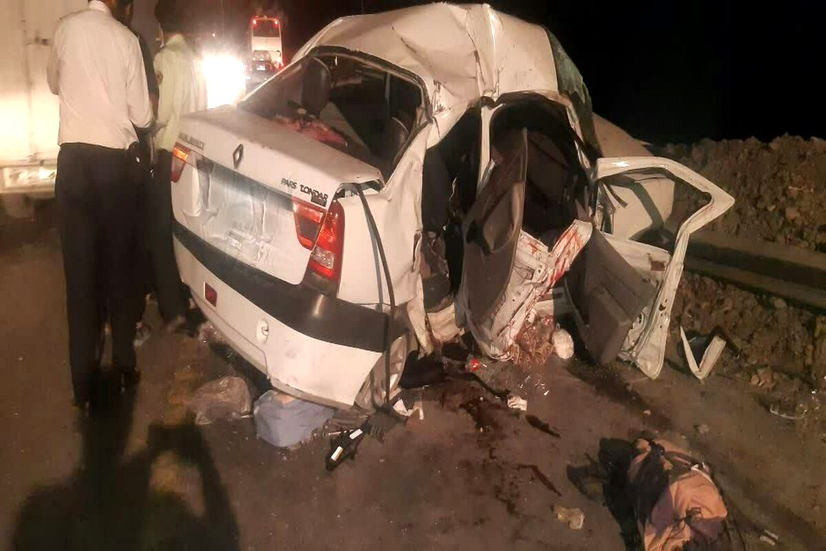 حادثه رانندگی  مرگبار در خمین 