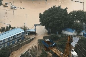 سیل در چین ۳۹ کشته بر جای گذاشت/ ویدئو