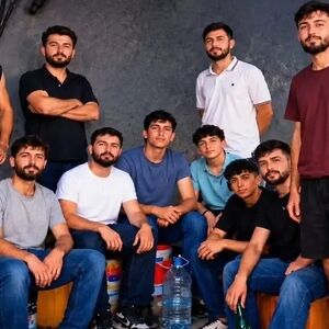 مرگ تلخ و همزمان 18 پسر جوان و خوش تیپ کرد در یک صحنه